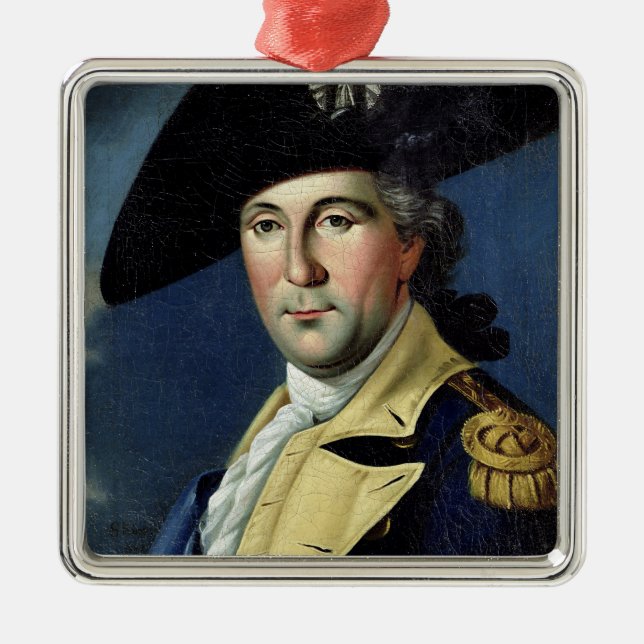 George Washington Ornament Aus Metall (Vorne)
