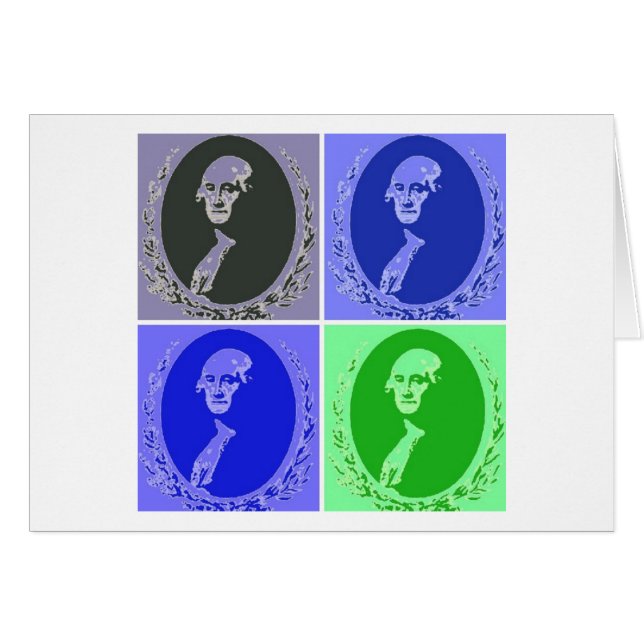 George Washington PopArt (Vorderseite (Horizontal))