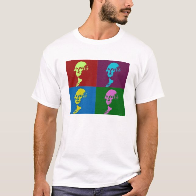 George Washington PopArt T-Shirt (Vorderseite)