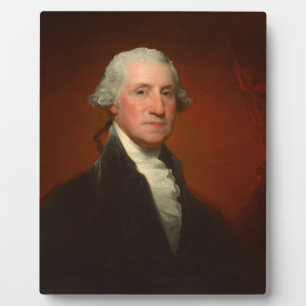 George Washington Portrait Fotoplatte