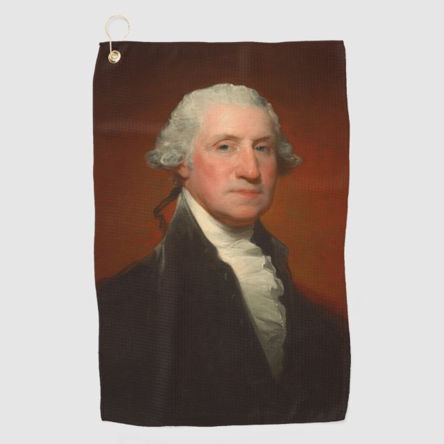 George Washington Portrait Golfhandtuch (Vorderseite)
