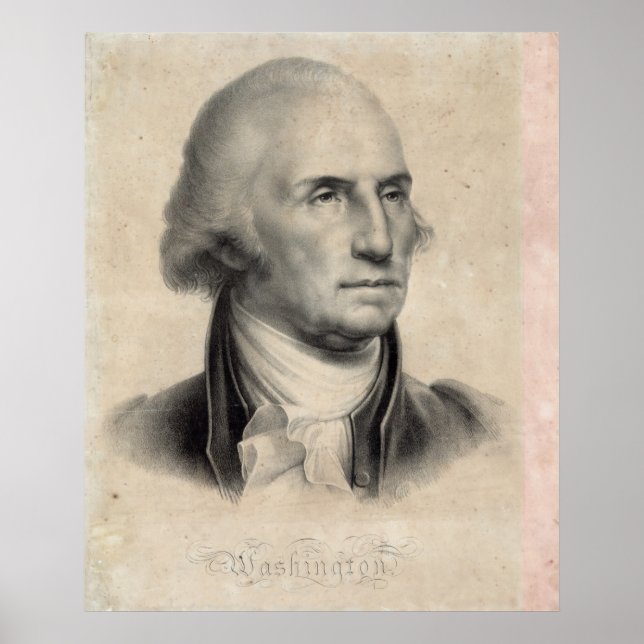 George Washington Portrait Poster/Print Poster (Vorne)