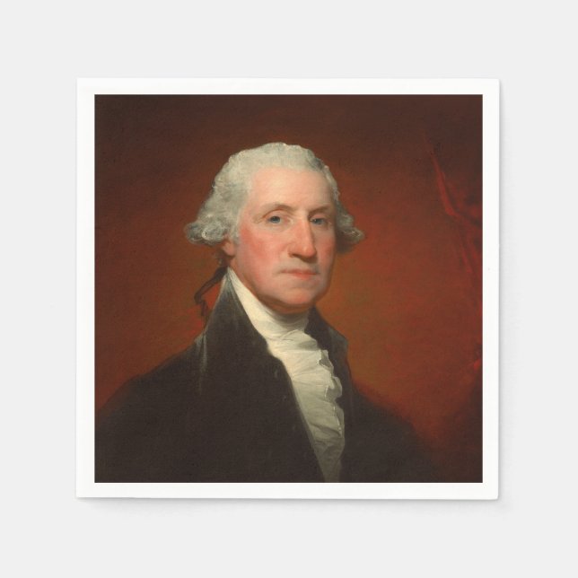 George Washington Portrait Serviette (Vorderseite)