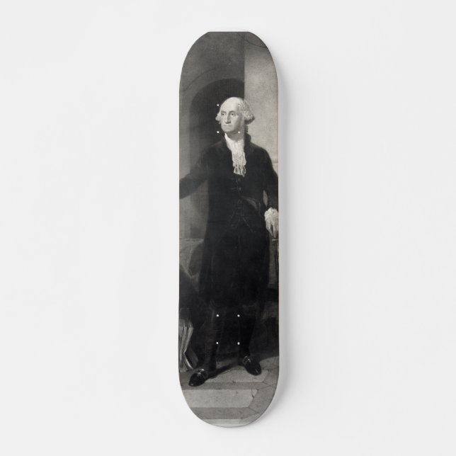 George Washington Portrait Skateboard (Vorne)