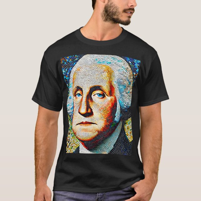 George Washington Portrait T - Shirt (Vorderseite)