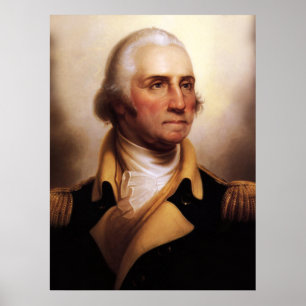 George Washington-Porträt-Plakat Poster