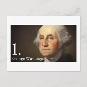 George Washington Postkarte