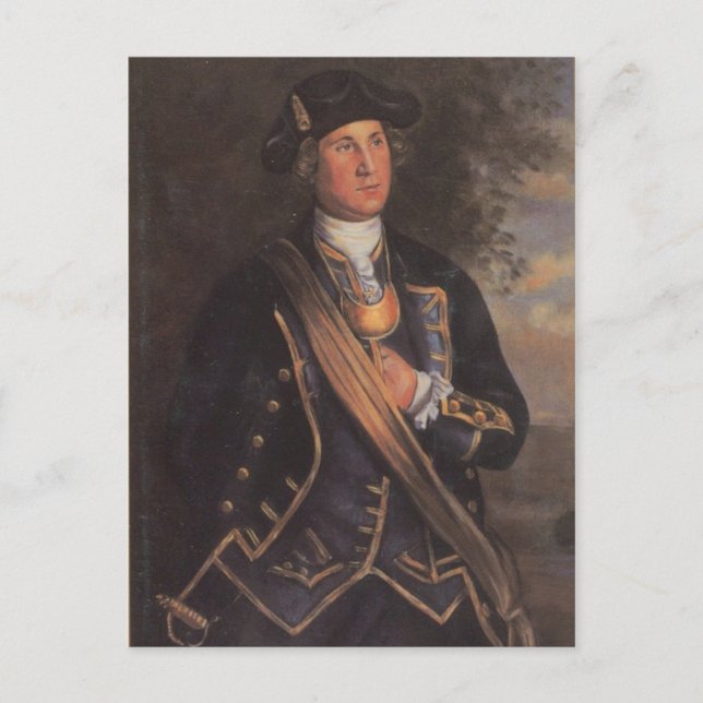 George Washington Postkarte (Vorderseite)