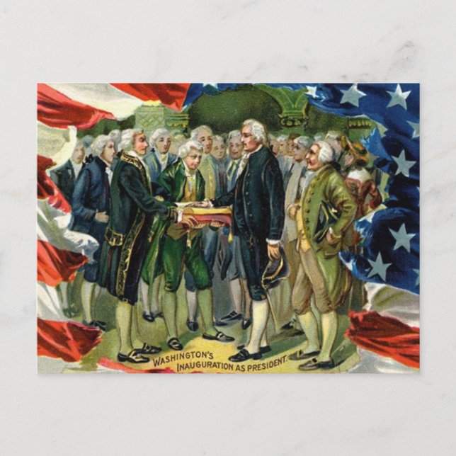 George Washington Postkarte (Vorderseite)