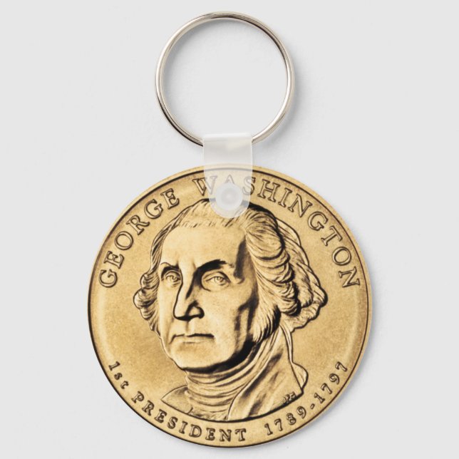 George Washington Präsident $1 Coin Schlüsselanhän Schlüsselanhänger (Vorderseite)