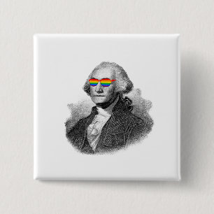 George Washington Pride Button