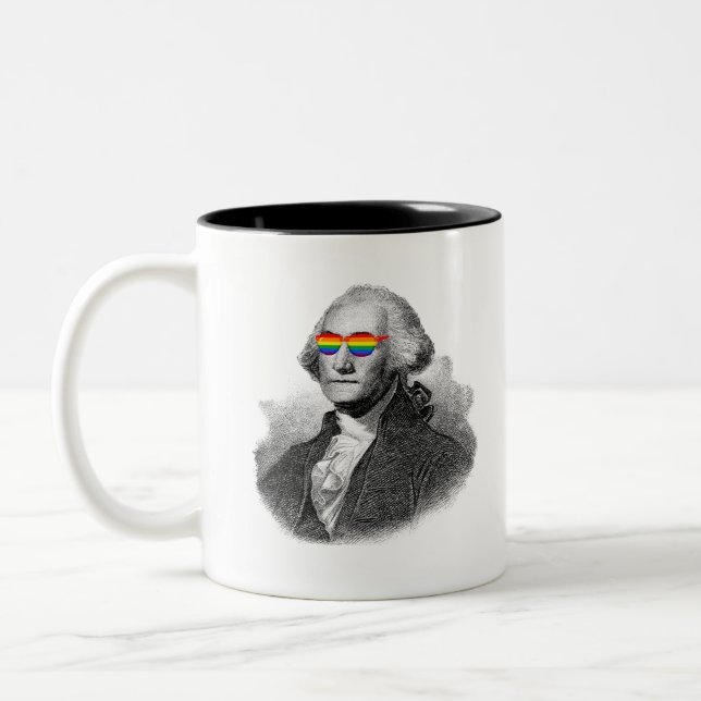 George Washington Pride Zweifarbige Tasse (Links)