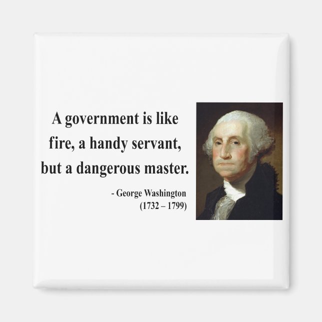 George Washington Quote 1b Magnet (Vorne)
