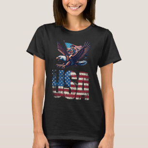 George Washington reitet auf einem Weißkopfseeadle T-Shirt