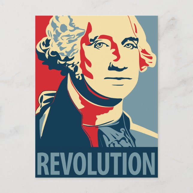 George Washington - Revolution: OHP Postcard Postkarte (Vorderseite)