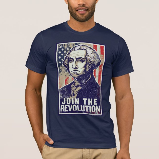 George Washington-Revolution T-Shirt (Vorderseite)