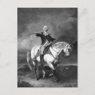 George Washington Salute postcard Postkarte