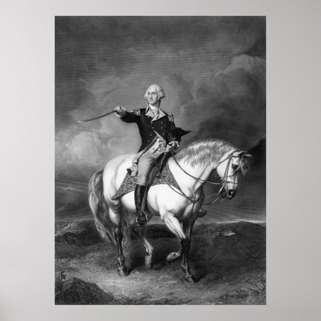 George Washington Salute Poster/Print Poster (Vorne)