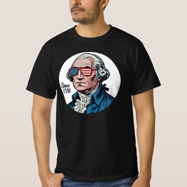 George Washington Seit 1776 | Juli T - Shirt (Vorderseite)