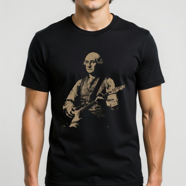 George Washington spielt Gitarre T-Shirt (Von Creator hochgeladen)