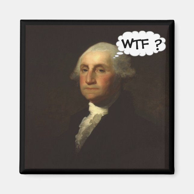 George Washington Spinning in Seinem Grab Magnet (Vorne)