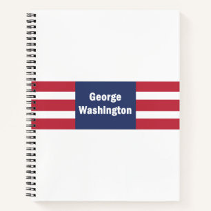 George Washington Spiral Notebook Notizbuch