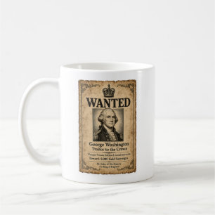 George-Washington-Steckbrief Kaffeetasse