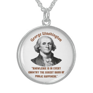 George Washington Sterling Silberkette