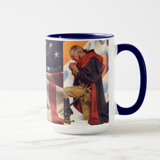 GEORGE WASHINGTON TASSE (Rechts)