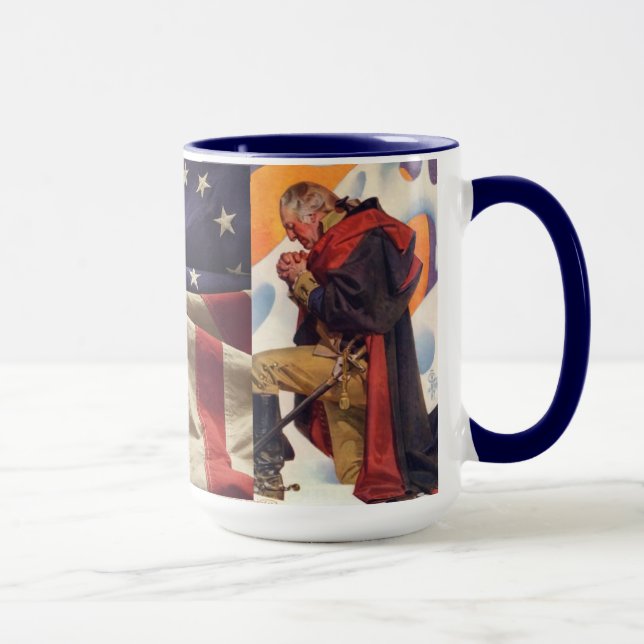 GEORGE WASHINGTON TASSE (Rechts)