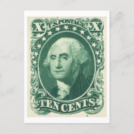 George Washington Ten Cents US Postage Postkarte