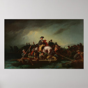George Washington überquert den Delaware Poster