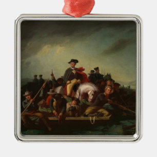 George Washington überquert den Delaware River Ornament Aus Metall