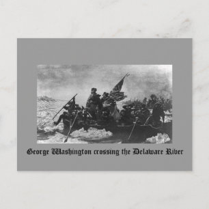 George Washington überquert den Delaware River Postkarte
