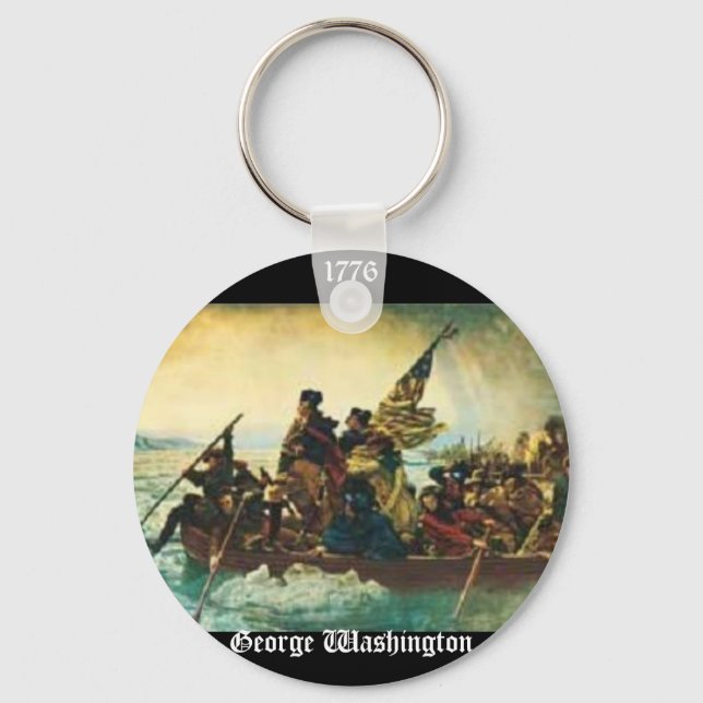 George Washington überquert den Delaware River Schlüsselanhänger (Vorderseite)