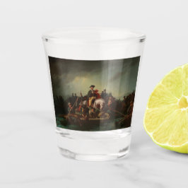 George Washington überquert den Delaware Schnapsglas