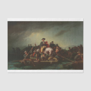 George Washington überquert den Delaware Seidenpapier