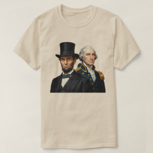 George Washington und Abraham Lincoln T-Shirt