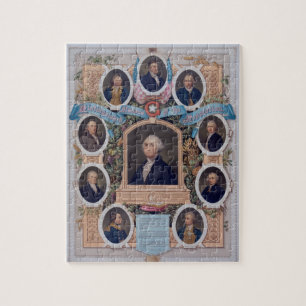 George Washington und die Freimaurer der Revolutio Puzzle