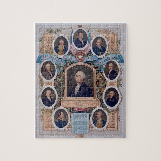 George Washington und die Maurer der Revolution Puzzle (Vertikal)