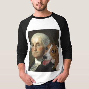 George Washington und sein Hund T-Shirt