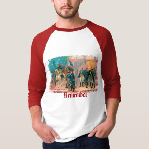 George Washington und Troops Men's Shirt