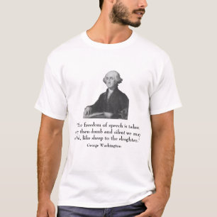 George Washington und Zitat T-Shirt