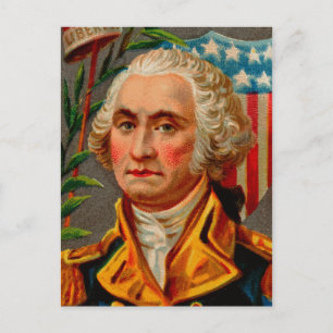 George Washington Vintag Postkarte