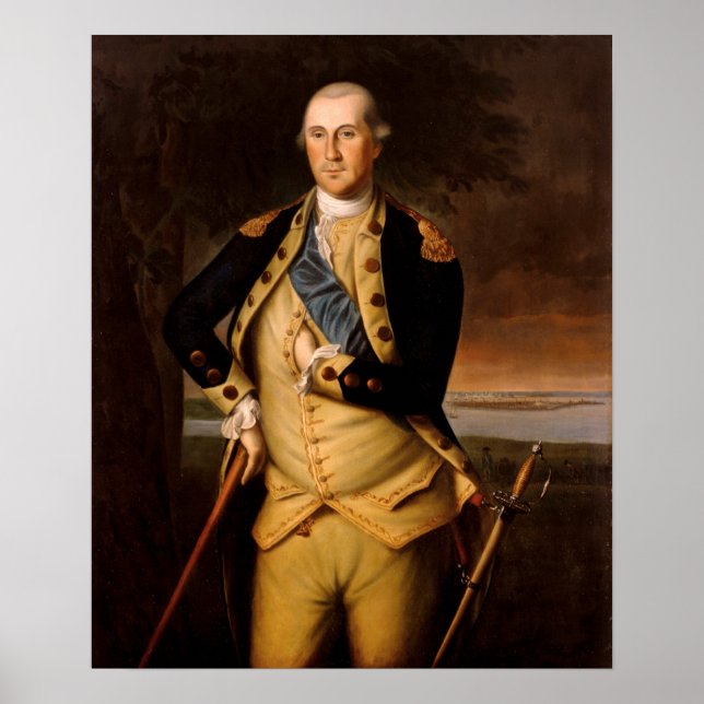 George Washington von Charles Wilson Peale Poster (Vorne)