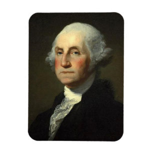 George Washington von Gilbert Stuart - Circa 1800 Magnet