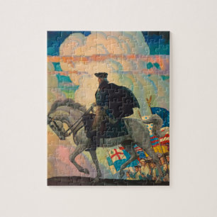 George Washington von Newell Convers Wyeth Puzzle