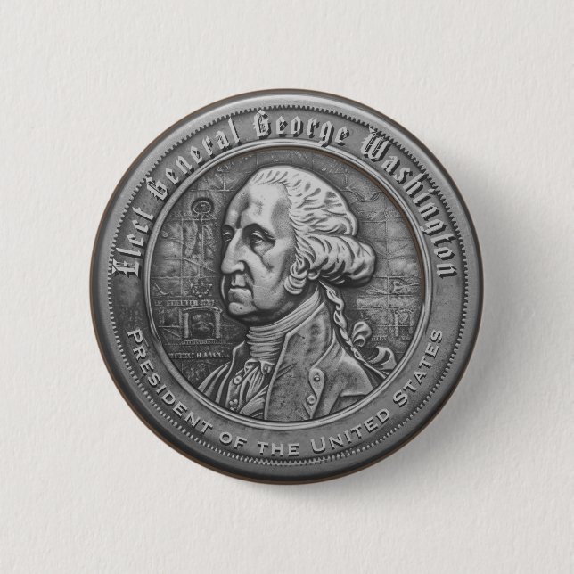 George-Washington-Wahlkampfbutton Button (Vorderseite)