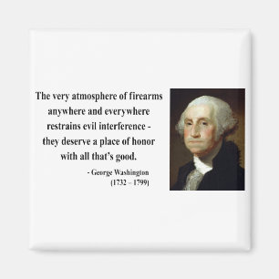 George Washington-Zitat 7b Magnet
