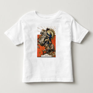 George Washington zu Pferd Kleinkind T-shirt